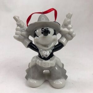 Disney Mickey Mouse 70 Happy Years Ornament Cowboy Two Gun Mickey 1934